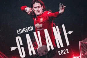 Cavani chính thức ở lại Man Utd tới tháng 6/2022.