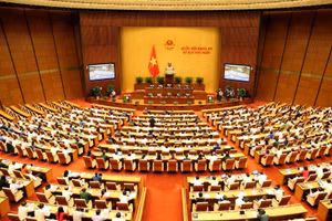 Kỳ họp thứ nhất, Quốc hội khóa XV. Ảnh: Phạm Kiên/TTXVN.