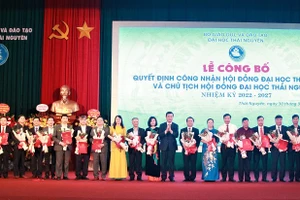 Hội đồng Đại học Thái Nguyên nhiệm kỳ 2022 - 2027 bao gồm 33 thành viên