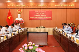 Hội đồng thẩm định Đề án thành lập Phân hiệu Đại học Thái Nguyên làm việc với tỉnh Hà Giang