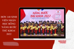 Hơn 140 sinh viên nhận học bổng 'Nâng bước thủ khoa' 2022