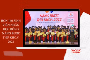Hơn 140 sinh viên nhận học bổng 'Nâng bước thủ khoa' 2022