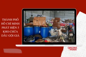 Phát hiện 5 kho chứa dầu gội giả tại TP Hồ Chí Minh