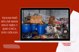 Phát hiện 5 kho chứa dầu gội giả tại TP Hồ Chí Minh