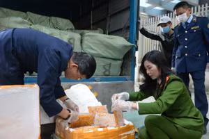 Thu giữ khoảng 1,3 tấn nội tạng có dấu hiệu phân hủy trên đường đi tiêu thụ