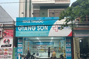 Nhà thuốc bị xử phạt.