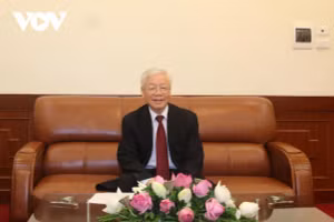 Toàn cảnh buổi điện đàm.