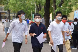 Thí sinh dự thi tốt nghiệp THPT năm 2022. Ảnh: Thế Đại