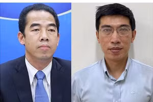Thứ trưởng Bộ Ngoại giao Tô Anh Dũng (bên trái) và ông Nguyễn Quang Linh bị buộc thôi việc.