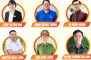 12 gương mặt trẻ nhận danh hiệu "Công dân trẻ tiêu biểu TP.HCM" năm 2022 - Đồ họa: Thành đoàn TPHCM.