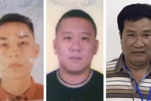 Ba trong số các đối tượng trong vụ án