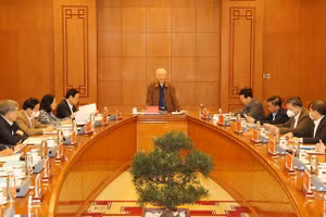 Quang cảnh buổi họp. Ảnh: TTX