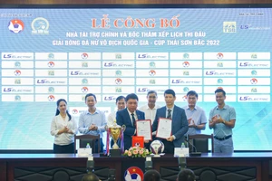 Công bố Nhà tài trợ chính Giải bóng đá nữ Vô địch Quốc gia – Cúp Thái Sơn Bắc 2022