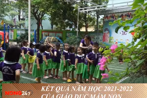 NÓNG 247| Năm học 2021-2022 giáo dục mầm non đạt được nhiều kết quả tích cực