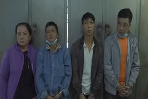 4 đối tượng tại cơ quan Công an.