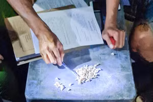  Tang vật ma túy bị thu giữ.