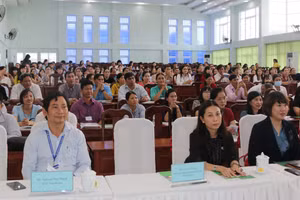 Quang cảnh hội thảo khoa học.