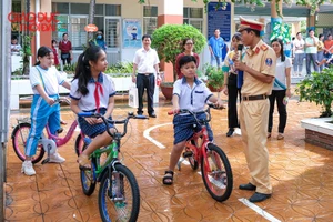 Cần Thơ: Khánh thành Khu trải nghiệm “Công viên giao thông” cho HS Tiểu học