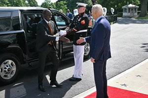 Tổng thống Joe Biden đón Tổng thống Kenya William Ruto thăm Mỹ.