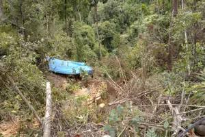 Lán trại của các đối tượng khai thác vàng trái phép.