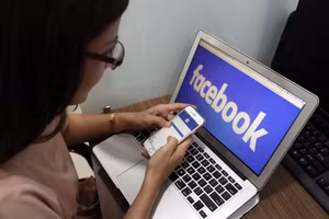 Thông qua mạng xã hội Facebook bà N.T.Đ đã bị lừa gần 1,5 tỷ đồng. Ảnh minh hoạ.
