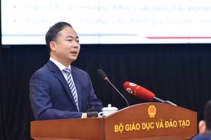 Phó Cục trưởng Cục Quản lý chất lượng Nguyễn Ngọc Hà phát biểu tại hội thảo.