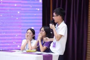 Nhiều chủ đề thú vị được học sinh nêu tranh luận tại Chung kết thi tiếng Anh triết học cho trẻ em.