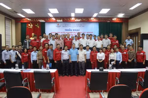 Công ty Điện lực Dầu khí Hà Tĩnh đăng cai tổ chức tập huấn công tác ATVSLĐ