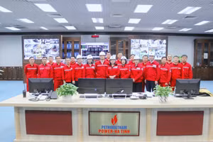 Công đoàn Dầu khí Việt Nam làm việc tại Nhà máy Nhiệt điện Vũng Áng 1