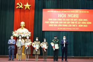 Phóng viên Báo GD&TĐ đạt giải Khuyến khích cuộc thi viết về "Gương người tốt, việc tốt"