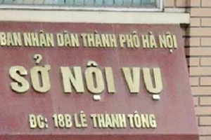 Trụ sở Sở Nội vụ Hà Nội. 