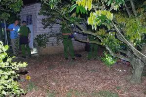 Hiện trường nơi xảy ra vụ việc.