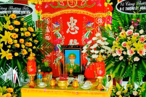 Di ảnh Đại úy Hoàng Văn Yên. Ảnh: Bộ Công an