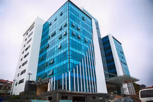 Trụ sở của Sở Y tế tỉnh Quảng Ninh tại tầng 19, tòa nhà Liên cơ số 3.