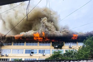 Hỏa hoạn trên địa bàn quận Thanh Xuân.