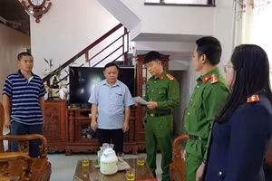 Cơ quan công an thi hành các biện pháp tố tụng đối với Nông Văn Chè.