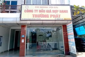 Công ty Đấu giá Hợp danh Trường Phát, chi nhánh Yên Bái.