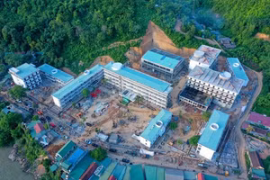 Trường THPT Kỳ Sơn đang hoàn thiện những khâu cuối cùng