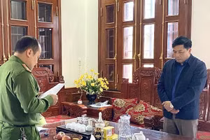 Cơ quan công an thi hành các quyết định tố tụng đối với ông Nguyễn Ích Chánh.