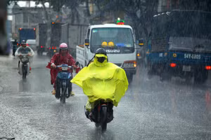 Trong ngày 11/7, mưa dông tập trung tại miền Trung và miền Nam. Ảnh minh họa.