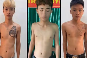 Một số đối tượng có liên quan đến vụ án.