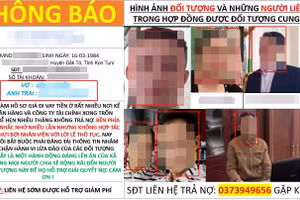 Cán bộ xã vay tiền qua App, chủ tịch huyện bị "khủng bố", bôi nhọ danh dự trên mạng xã hội.