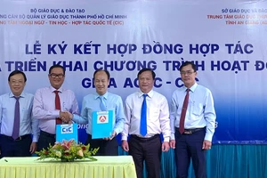 Trung tâm GDTX An Giang ký kết hợp tác với Trung tâm Ngoại ngữ - Tin học – Hợp tác quốc tế CIC.