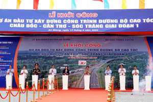 Khởi công dự án xây dựng cao tốc Châu Đốc - Cần Thơ – Sóc Trăng