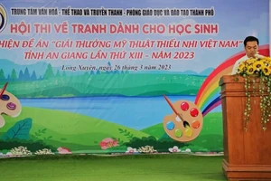 An Giang tổ chức Hội thi vẽ tranh dành cho học sinh Thực hiện đề án "Giải thưởng Mỹ thuật thiếu nhi Việt Nam" lần XIII - năm 2023.