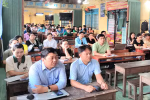 Ngành GD Thoại Sơn (An Giang) bồi dưỡng chính trị hè năm 2023 cho hơn 2.3000 viên chức, người lao động trong ngành.