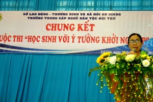 Trường Cao đẳng nghề Dân tộc Nội trú An Giang tổ chức Chung kết Cuộc thi "Học sinh với tưởng khởi nghiệp".