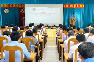 Quang cảnh Hội nghị tập huấn.