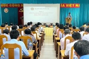 Quang cảnh Hội nghị tập huấn.