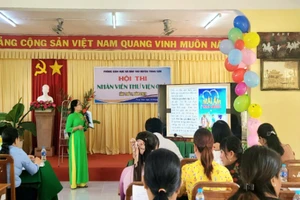 Thoại Sơn tổ chức hội thi nâng cao năng lực chuyên môn nhân viên thư viện trường học.